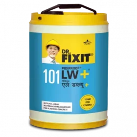 Dr. Fixit Pidiproof LW+ 20 Litre Waterproofing Liquid – Integral Concrete Admixture for Cracks and Leak Protection
