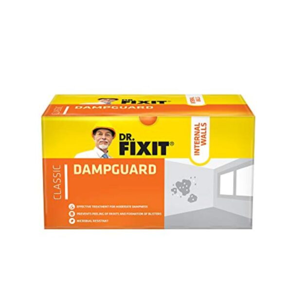 Dr. Fixit Dampguard Classic – Internal Wall Damp-Proof Coating Box 500g