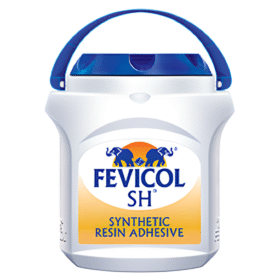 Fevicol SH Synthetic Resin Adhesive container with blue lid and handle – ideal for woodworking, furniture, and carpentry use